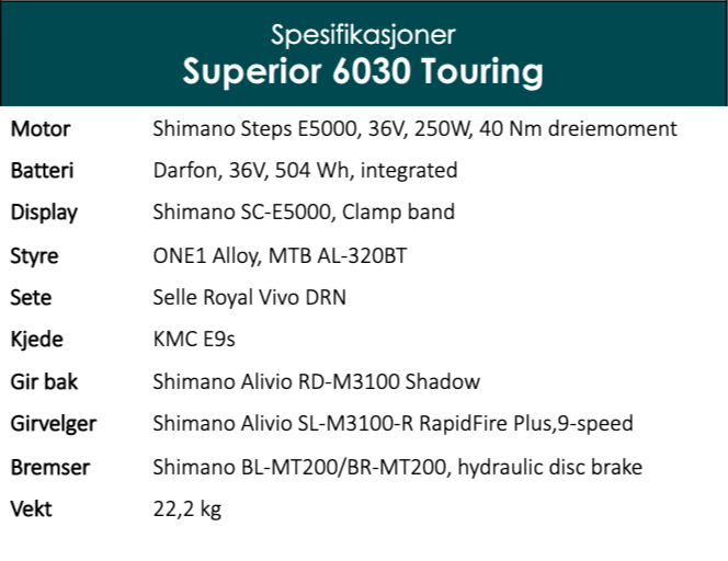 Superior eXR 6030 Touring