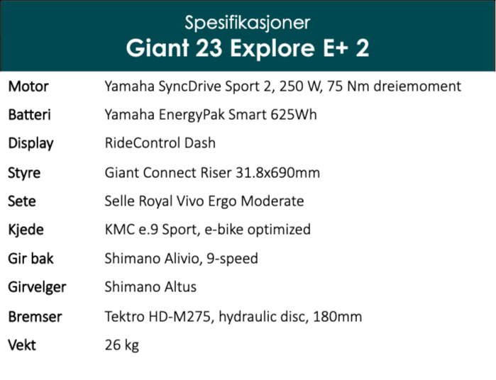 Giant 23 Explore E+ 2